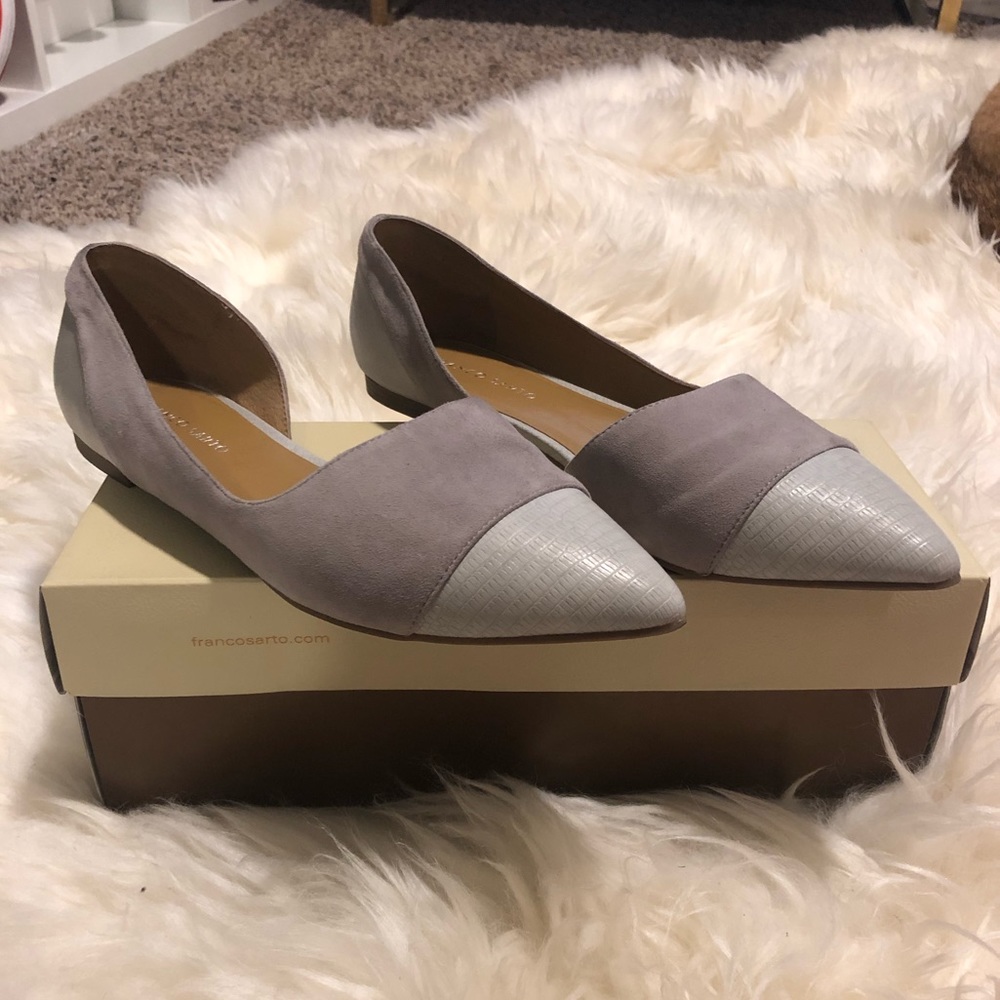 Franco Sarto Aubin pointed toe flats. Size 9